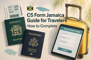 Learn how to complete the C5 Form Jamaica for smooth and fast entry into Jamaica, including online submission and travel requirements.