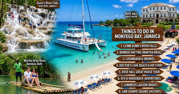 Montego Bay Jamaica beach view showcasing popular tourist spots and ocean activities for travelers. Scenic overview of things to do in Montego Bay Jamaica including beaches, attractions, and coastal experiences.